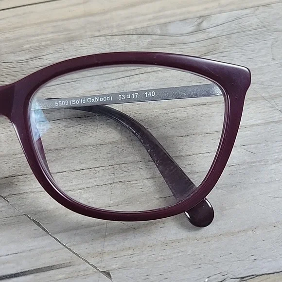 Coach Eyeglasses HC6124 5509 Solid Oxblood‎ Metal Size 53-17-140 FRAMES ONLY - Picture 11 of 14